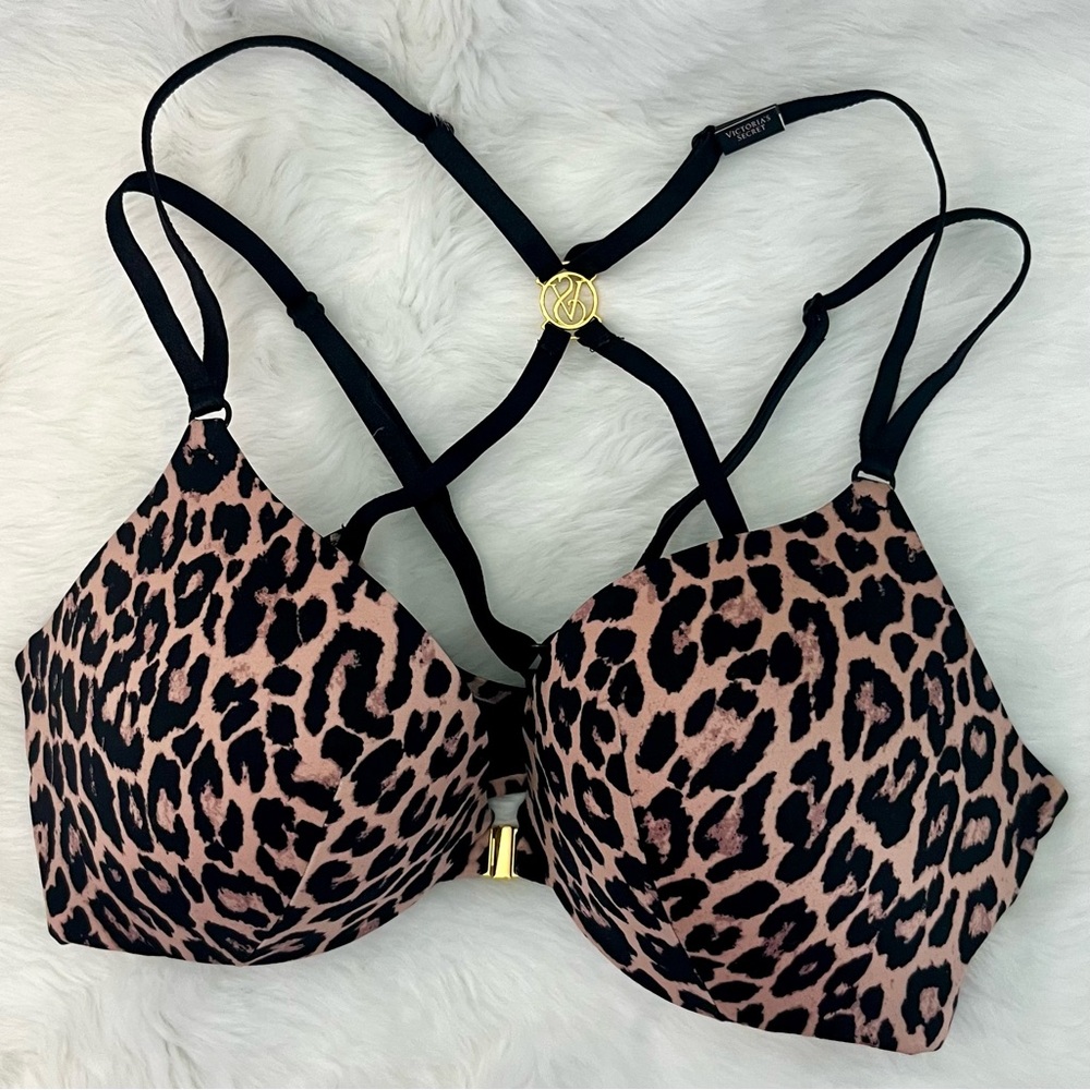 Victoria’s Secret Leopard Print Push Up Bra 32D